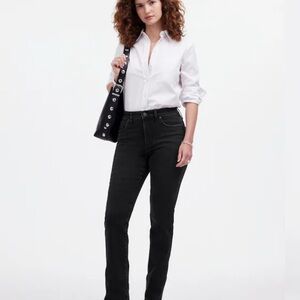 Madewell curvy mid rise Stove pipe Jeans